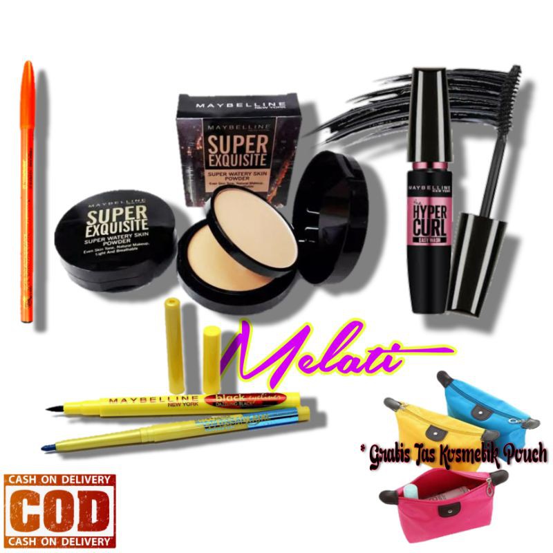 Maybelline / Paket Kosmetik / Paket Kecantikan / Paket Wanita / Make Up Kecantikan / Kecantikan