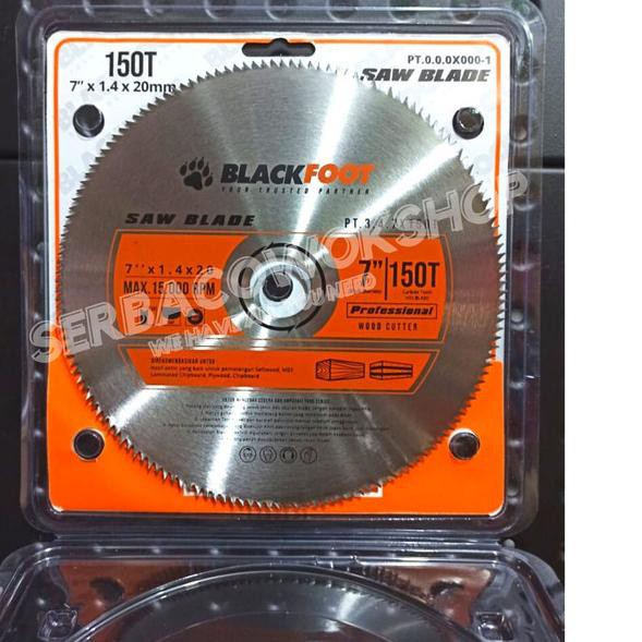 ❂ Blackfoot Saw Blade 7" Inch 150 T Wood Cutter Tajam Carbide HSS Blade ❅