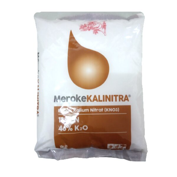 Meroke Kalinitra 1kg Pupuk Kalium Nitrate KNO3 Putih Potasium Nitrat