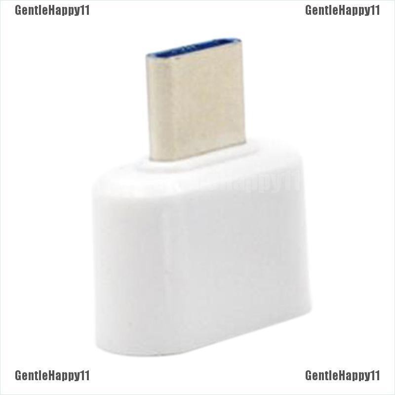 Gen 2pcs Adapter Konverter Data OTG USB Tipe C Male Ke USB 2.0 Female