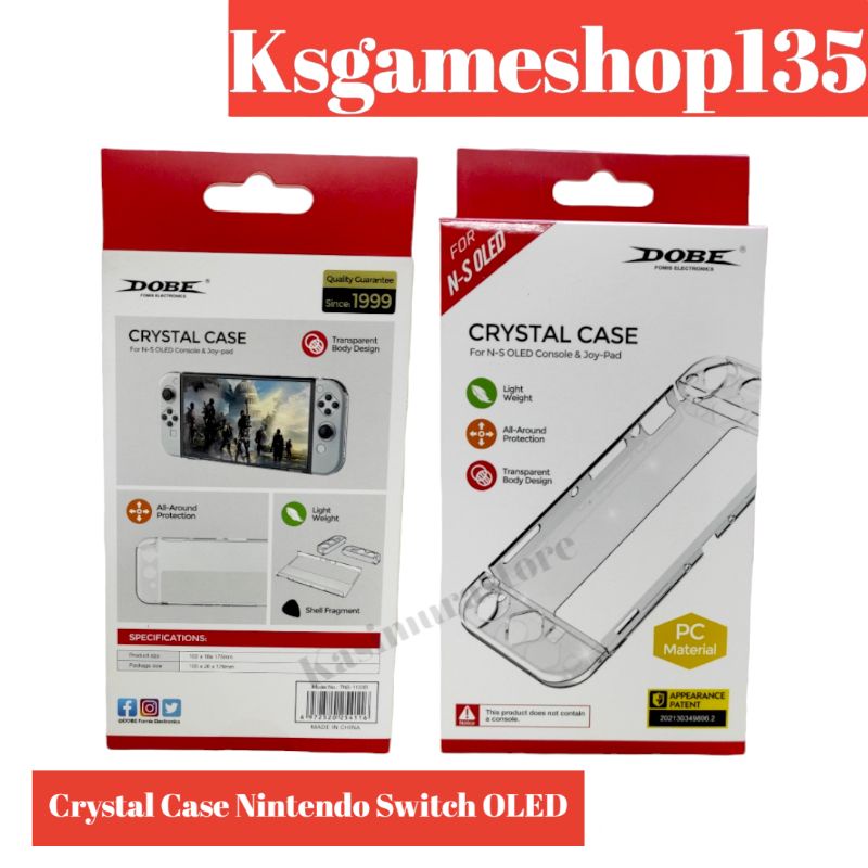 DOBE Mika Crystal Case Nintendo Switch OLED TNS-1133B