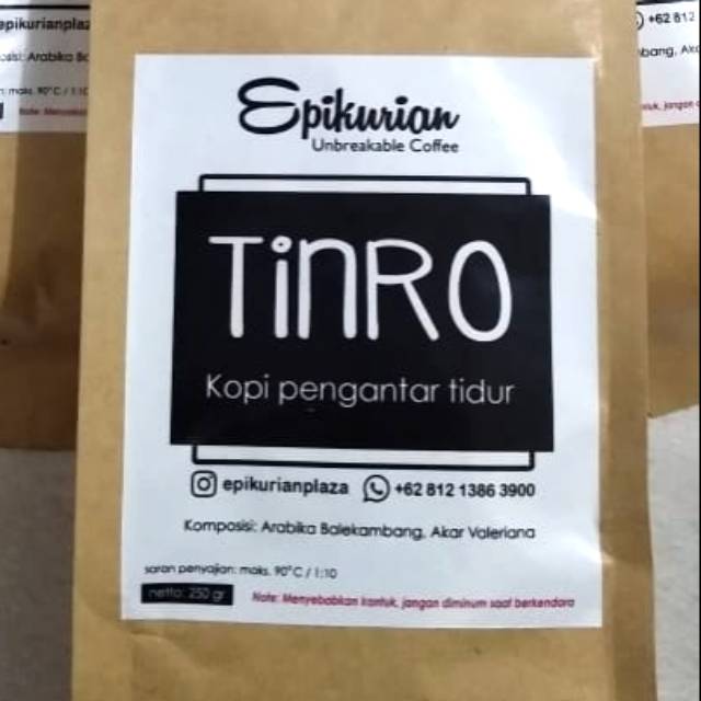 

TINRO / Kopi Pengantar Tidur