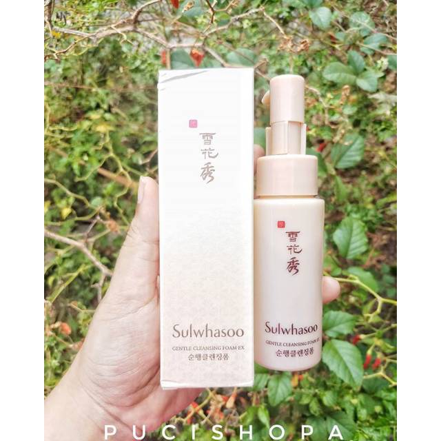 Sulwhasoo gentle cleansing foam 50ml (travel size)