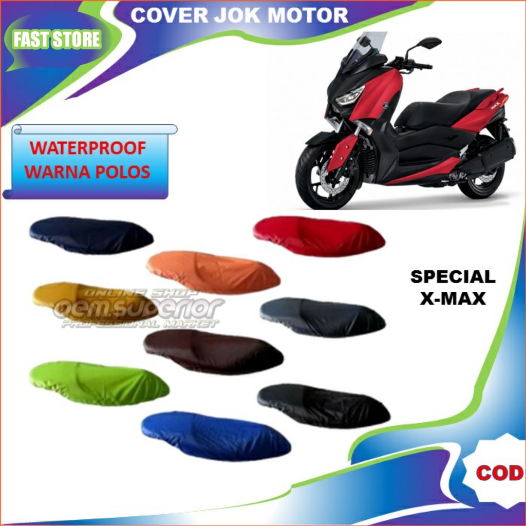 Cover Sarung Pelindung Penutup / Pembungkus Bungkus Jok Sepeda Motor X Max Murah Berkualitas Anti Air Waterproof / Terlaris