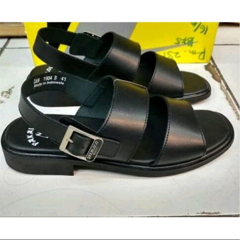 SANDAL PRIA PAKALOLO 1904 KULIT ASLI 100%. DIJAMIN ORI DARI PABRIK PAKALOLO