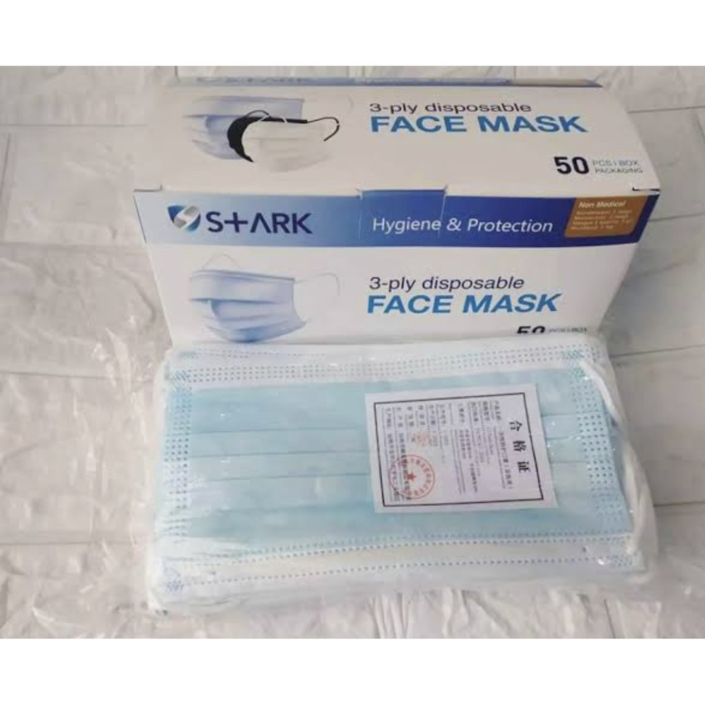 Jual Masker S Ark 3 Ply Disposable Isi 50pcs Shopee Indonesia