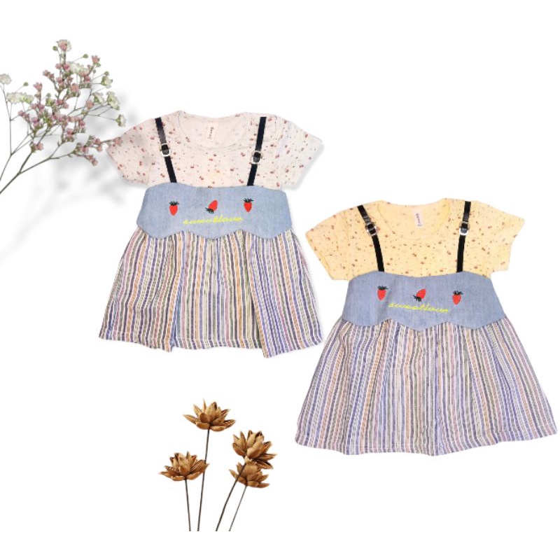 DRES ANAK PEREMPUAN / DRES BAYI / BAJU BAYI CANTIK