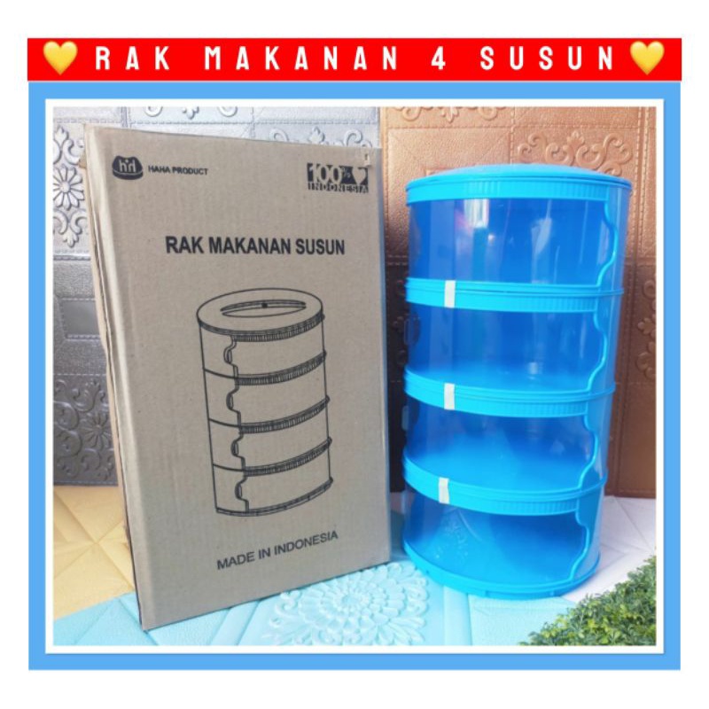 Rak makanan 4 susun