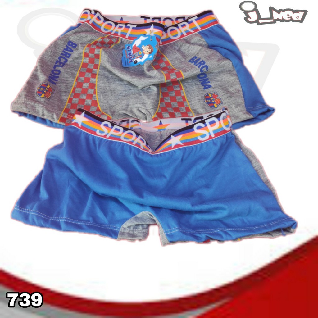 J739 CD BOXER ANAK COWOK HT MAN KIDS S-L HT MAN 0239 CELANA DALAM BOXER ANAK