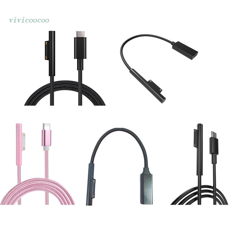 Vivi Kabel Power Charger USB-C Untuk Tablet Laptop Surface Pro 7 / 6 / 54 / 3