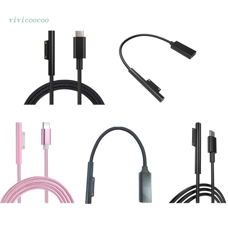 Vivi Kabel Power Charger USB-C Untuk Tablet Laptop Surface Pro 7 / 6 / 54 / 3