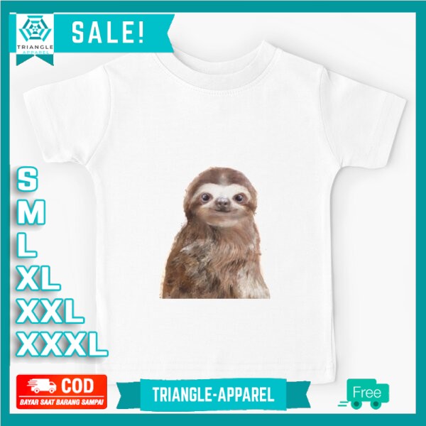 Kaos Baju Anak Little Sloth Premium Quality