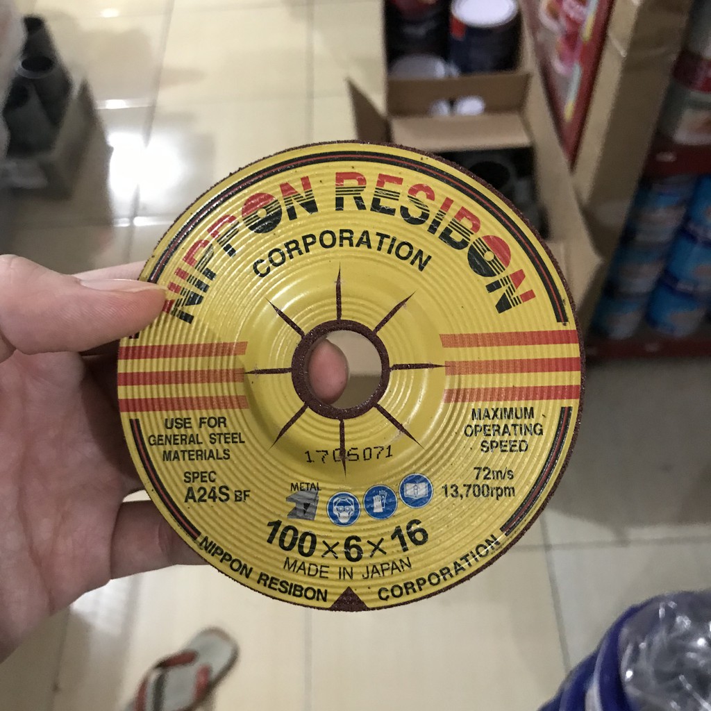 Batu mata gerinda nippon resibon tebal