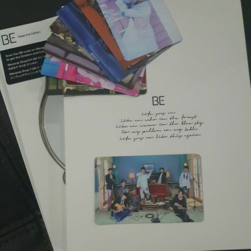 BTS BE ESSENTIAL UNSEALED PC GROUP BE