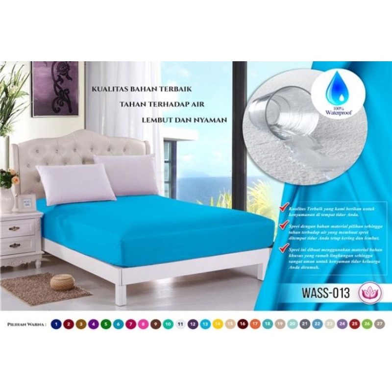 #SPREI SEPREI WATERPROFF POLOS-BIRU MUDA