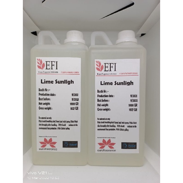 Bibit Parfum Sabun Jeruk Nipis Ala Sunlight / Green Lime 1L