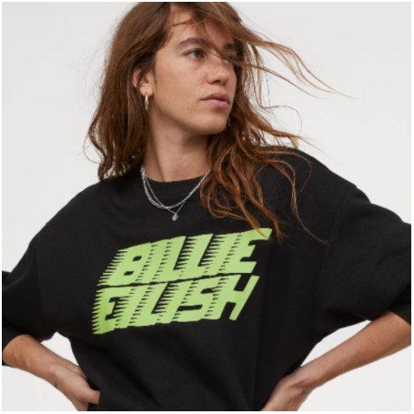 Kaos Tshirt Combed 30s Billie Eilish Racer 2 Bar Hijau Neon Size S-XXL Unisex/Atasan Baju Kaos