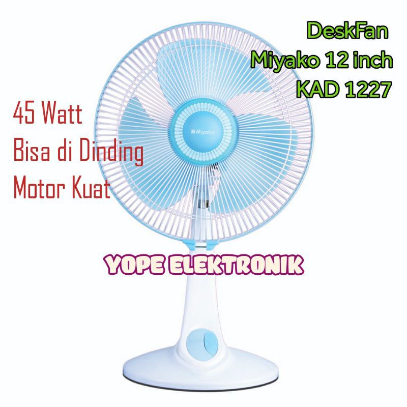 Jual Kipas Angin Meja Dinding Miyako Kad Kad Deskfan Wallfan