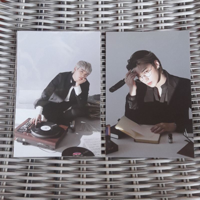 [OFFICIAL] ⋆ ✧ SAN,  HONGJOONG ㅡ ATEEZ Fankit Postcard