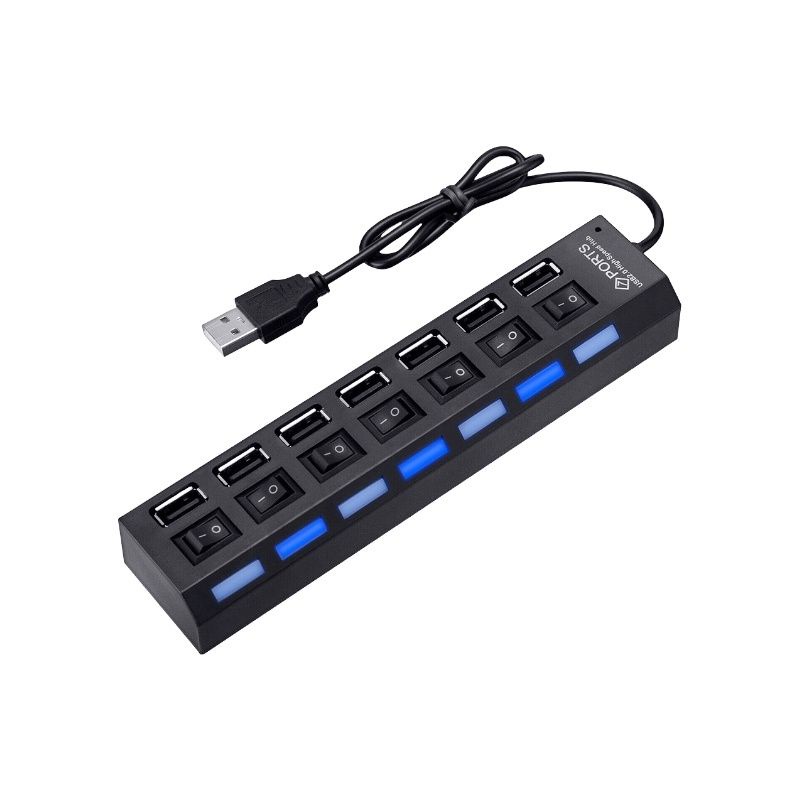 USB HUB 4 PORT ON/OFF / USB  HUB 7 PORT ON/OFF SAMBUNGAN USB 4 USB 7 USB / KABEL USB 4IN1 / KABEL USB 7IN1