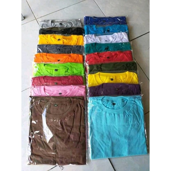 Kaos polos catton combed 30s