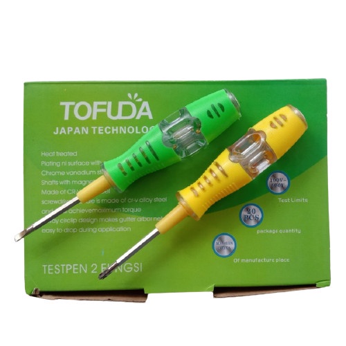 OBENG TESPEN BOLAK BALIK OBENG LISTRIK PLUS MINUS MURAH TEST PEN 2 WAY