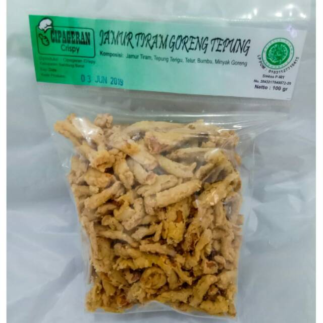 Jamur Tiram Crispy Original 100gr Shopee Indonesia