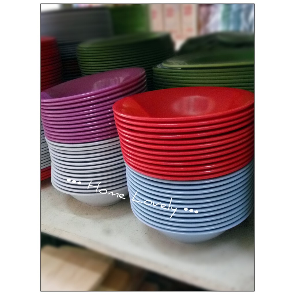 (6pcs) Seiv Onyx Mangkok Soup Melamin / Mangkok Soto / Salad Bowl
