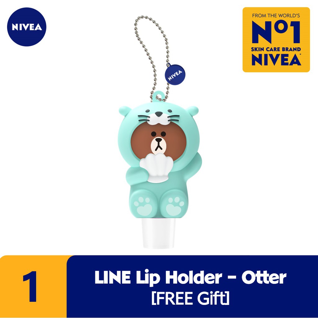 [Nivea Gift] LINE Lip Holder Otter