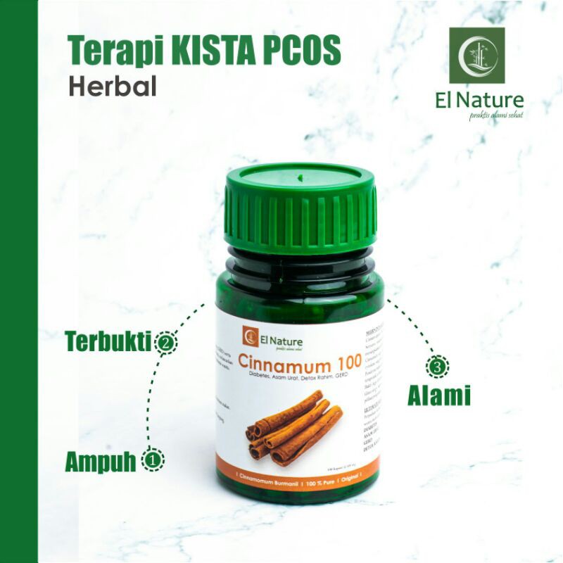 

Cinnamum 100 - OBAT Herbal KISTA OVARIUM , ENDOMETRIOSIS , PCOS , MIOM ( Detox Rahim ) [KYM02D]