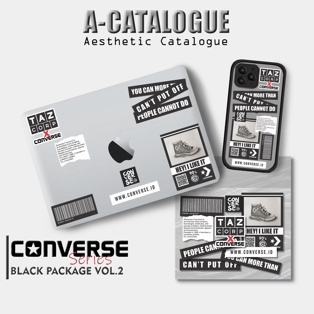 

STICKER CASE HANDPHONE LAPTOP TUMBLR BUJO AESTHETIC HYPEBEAST SNEAKERS SKATEBOARD || CONVERSE VOL.2