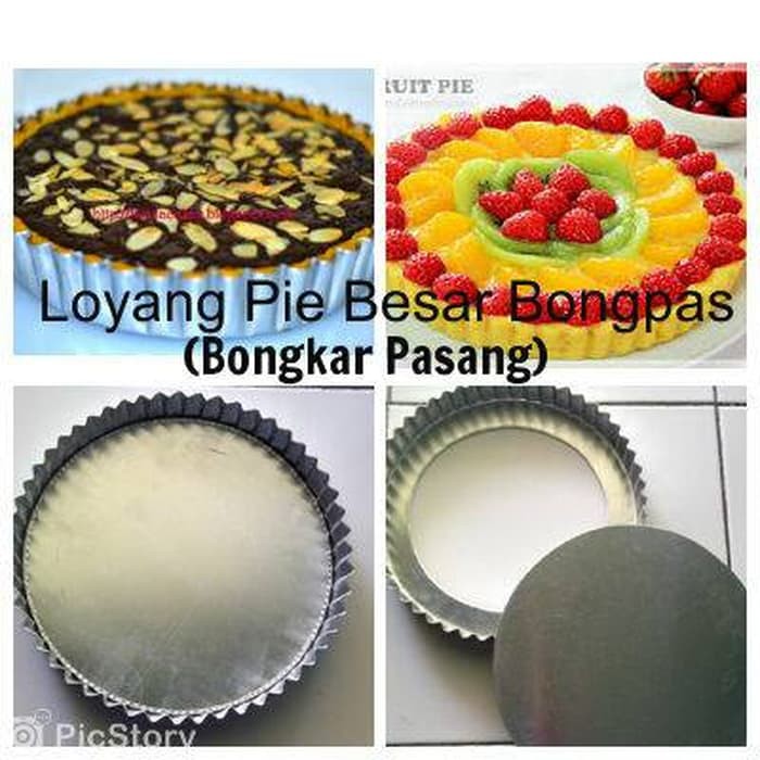 Loyang/ Cetakan Pie Buah Susu Lontar Pizza D16 BONGPAS