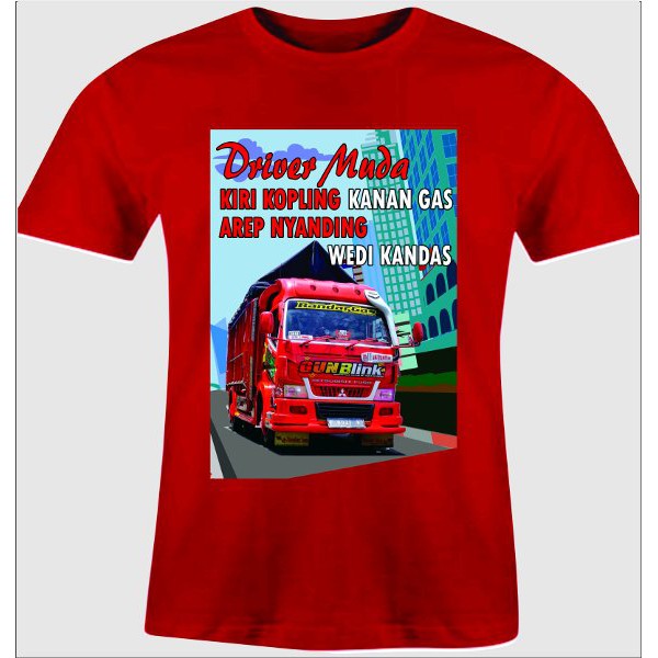 Kaos Bis Warna KAMT Bus Truk Baju Modifikasi Tshirt Truck Jawa Timur Malang TMC Colt Diesel Canter