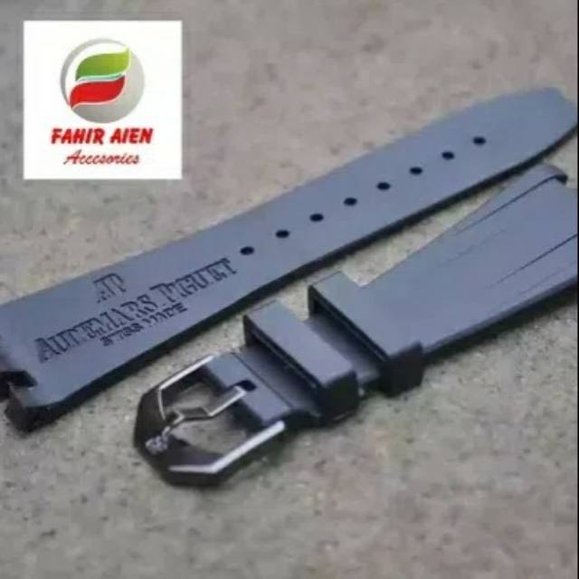 Strap tali jam tangan AP AUDEMARS PIGUET ROYAL OAK 28MM RUBBER SILICONE STRAP AUDEMARS PIGUET