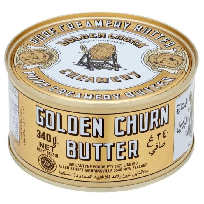 

butter-mentega- golden churn creamery butter 340gr -mentega-butter.