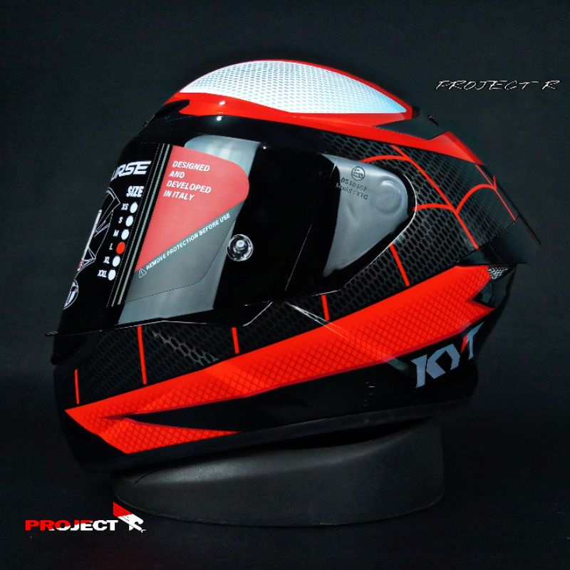 KYT TT COURSE MARVEL SPIDERMAN