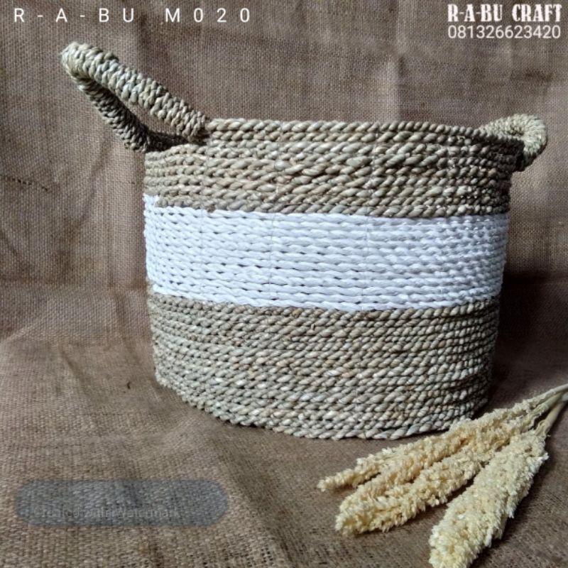 

Promo (M020) Seagrass Vas Bunga 21cm|Cover Pot|Laundry|Keranjang|Gift|Wadah|Tempat|Basket|Storage|Properti