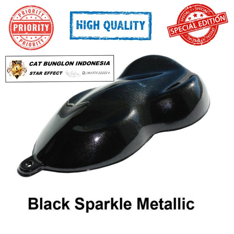 Cat Duco Black Sparkle Metallic