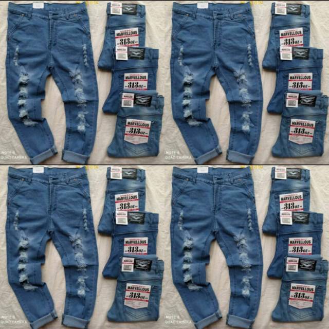 Cod Celana Jeans Robek Slimfit Medan Distro medan #firmankurn