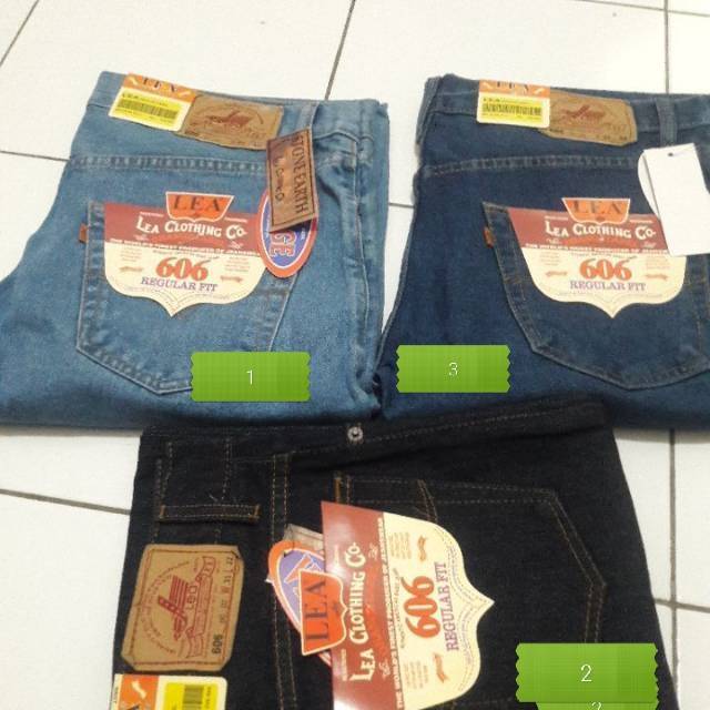 CELANA JEANS PRIA LEA STANDAR REGULER PREMIUM 28 sampai 38 bisa COD