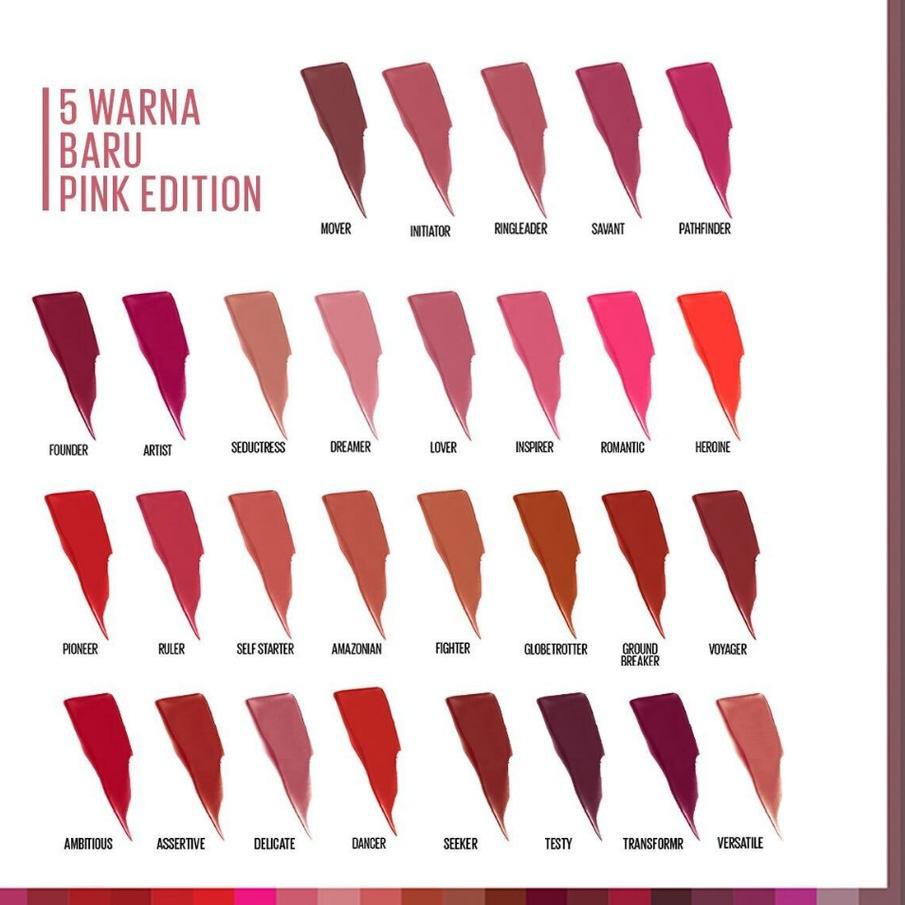 (WARNA TERBARU) MAYBELLINE SUPERSTAY MATTE INK ( Album 1) ➳