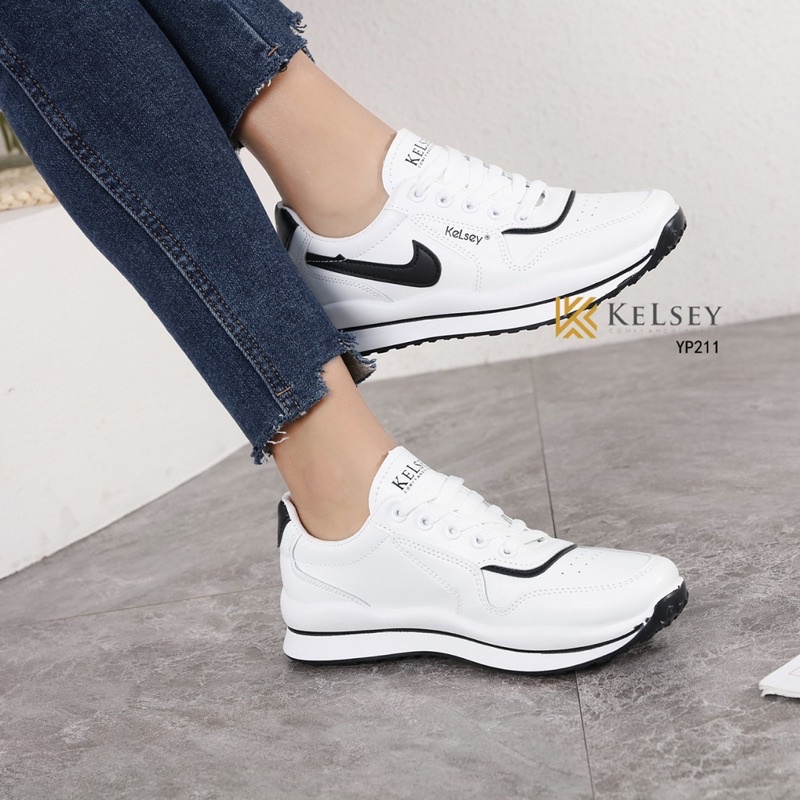 SEPATU SNEAKERS KELSEY YP211 SEPATU WANITA NYLON SNEAKERS CASUAL IMPORT