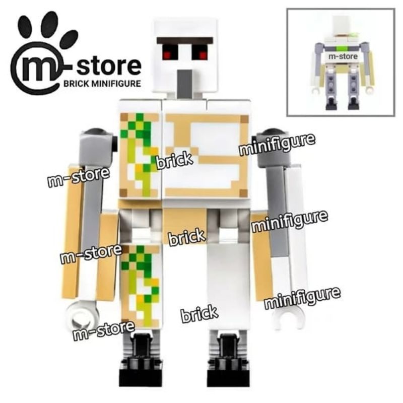 lego minecraft the iron golem