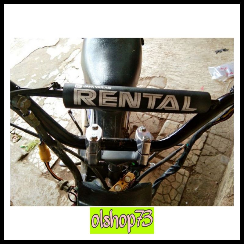 Paketan Stang Trail Hitam Dan Dudukan Adaptor Honda Supra Beat Street Fi Injection Vario Karisma Dan