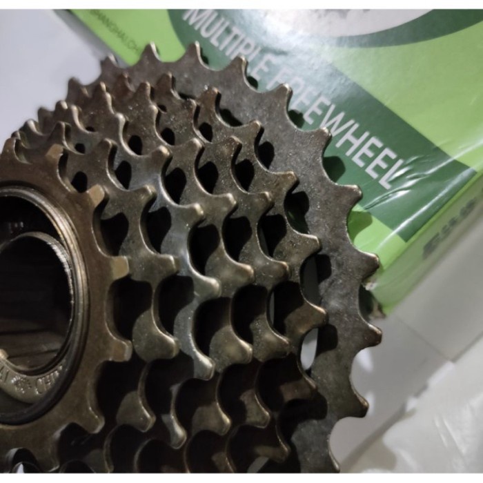 Sprocket/ Freewheel Sepeda 7 Speed merk Diamond model Drat ulir