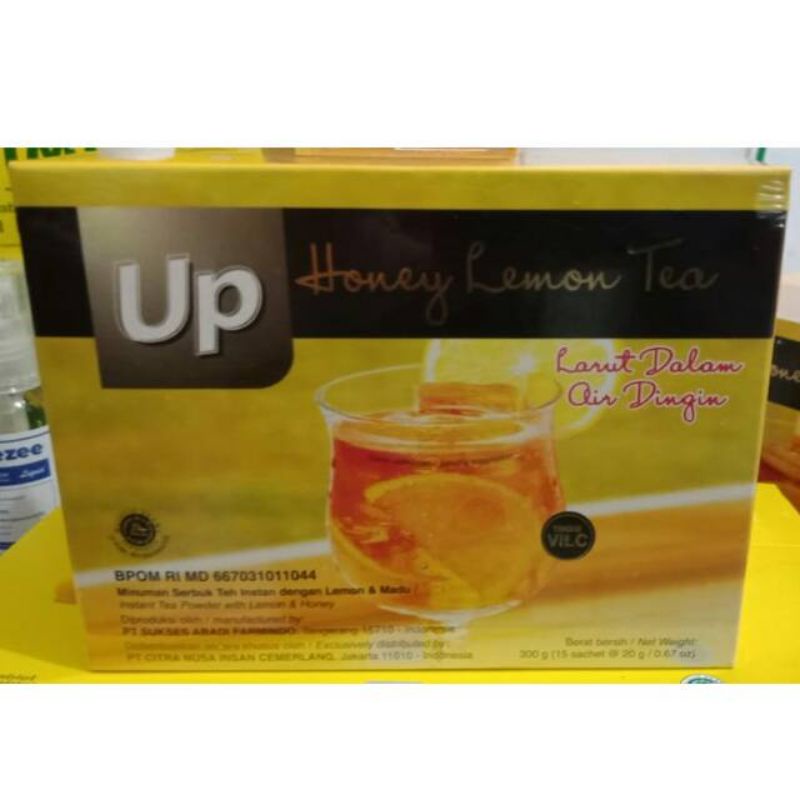 Up honey lemon tea  CNI 15 X 20 Gr tea kesehatan 100% original CNI