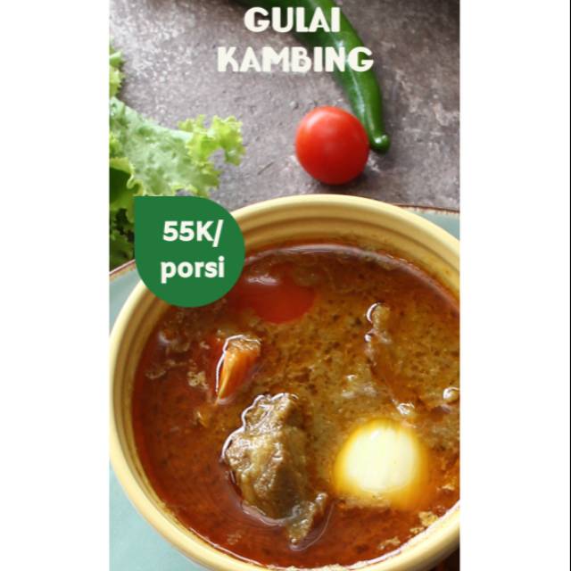 

Gulai Kambing Siap Makan / 1 Porsi