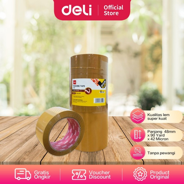 

Deli Lakban Deli Coklat CA495 48mmx90Yard