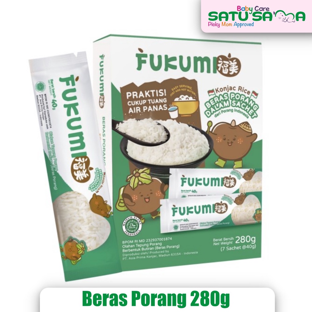 

Fukumi Konjac Beras Porang 280g