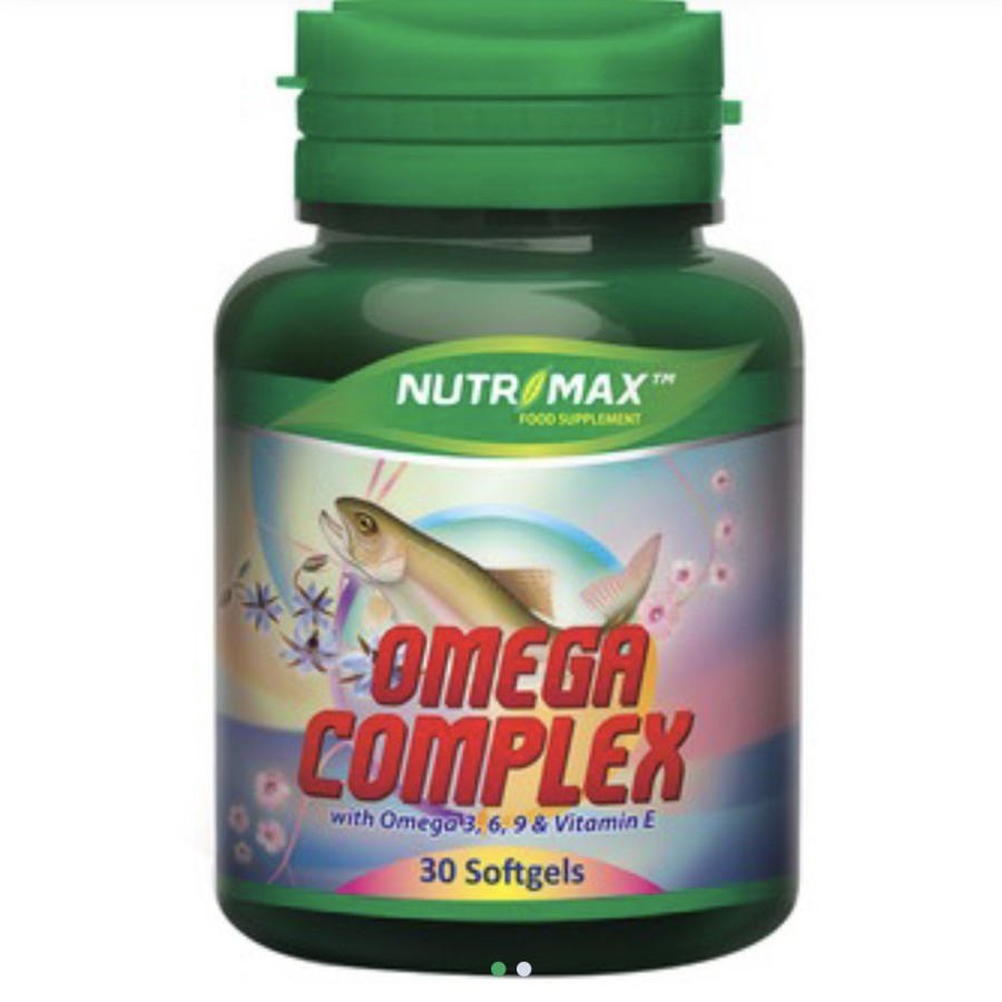 NUTRIMAX OMEGA COMPLEX 30 SOFTGELS FISH OIL NUTRISI MINYAK IKAN VIT